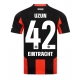Eintracht Frankfurt Can Uzun #42 Hemma matchtröja 2025-26 Kortärmad Billigt